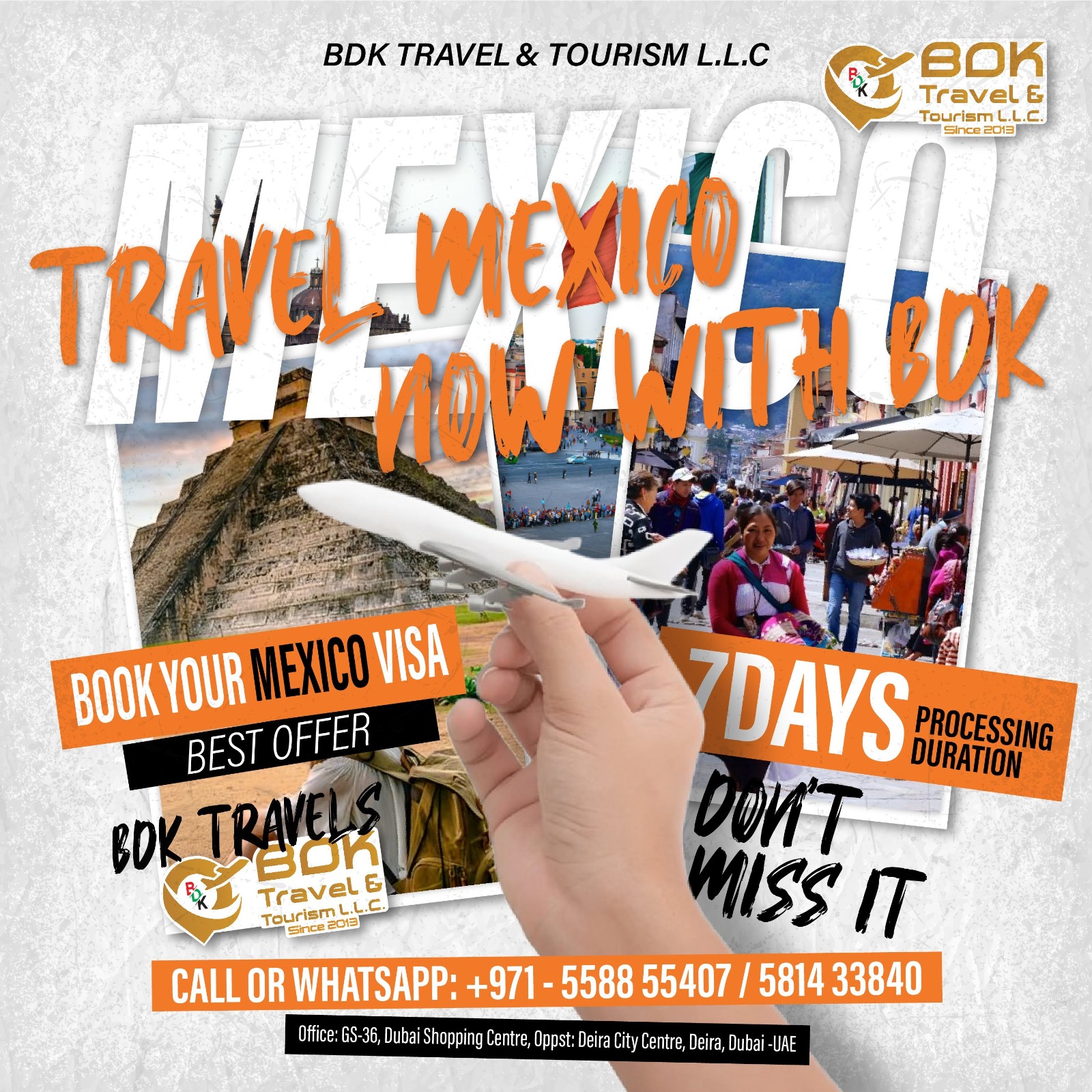 Explore Mexico with BDK Travel – Fast Visa Services in Just 7 Days!