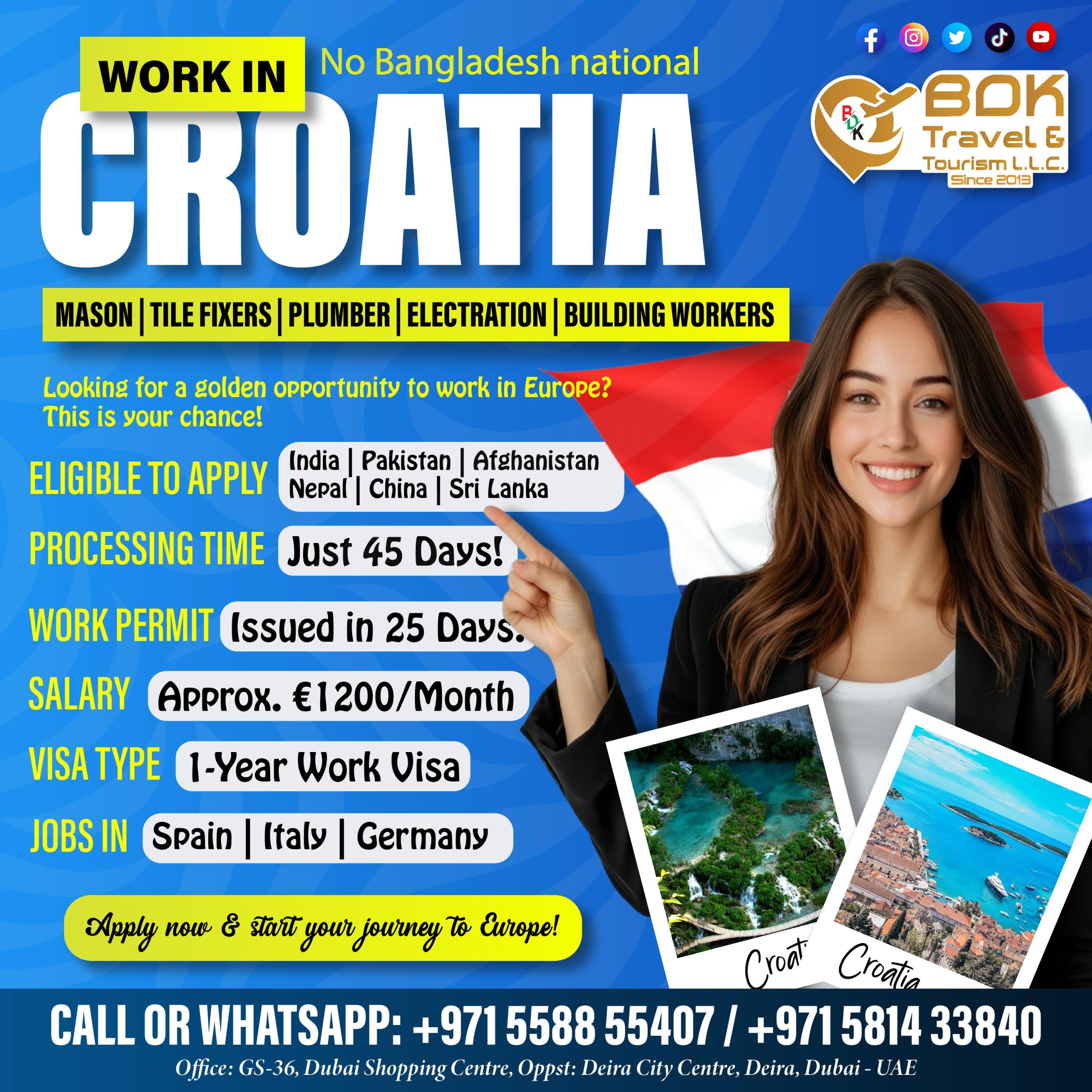 WORK IN CROATIA 🇭🇷